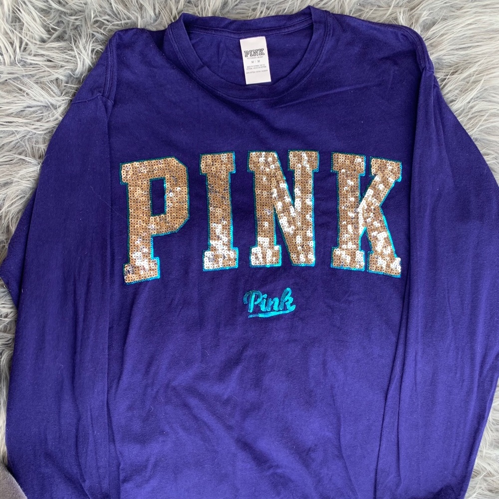 Gently Worn Pink Victoria Secret Bling Top